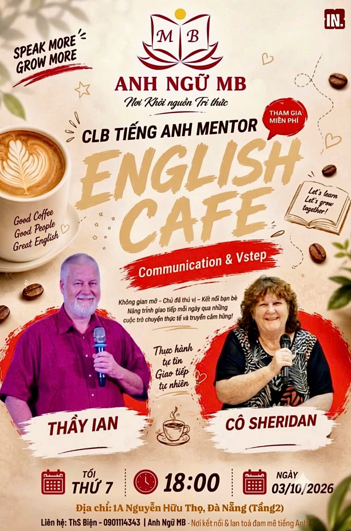 ☕ BỨT PHÁ TIẾNG ANH CÙNG BỘ ĐÔI MENTOR XỊN XÒ: THẦY IAN & CÔ SHERIDAN!